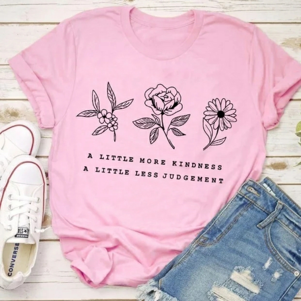 MORE KINDNESS ❤ LESS JUDGMENT CUSTOM TEE - Picture 3 of 4